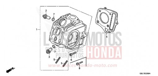 CULASSE CRF50FD de 2013